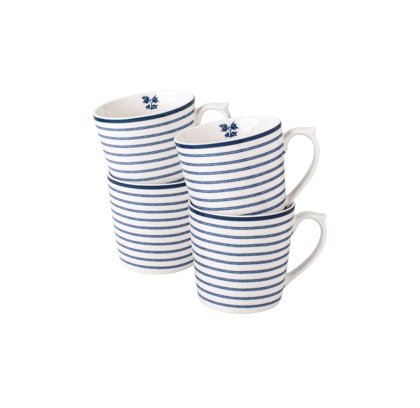 Набір 4-х чашок BLUEPRINT Giftset 4 Mugs 320 ml. (Candy Stripe)
